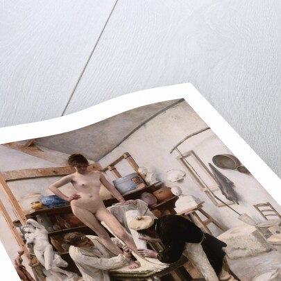 A Casting From Life by Edouard Joseph Dantan