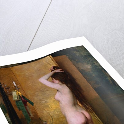 A Standing Nude by Frans Verhas