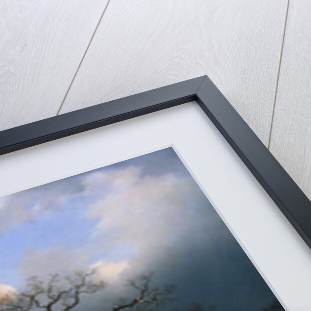 A Frozen Winter Landscape by Johannes Bartholomaus Duntze