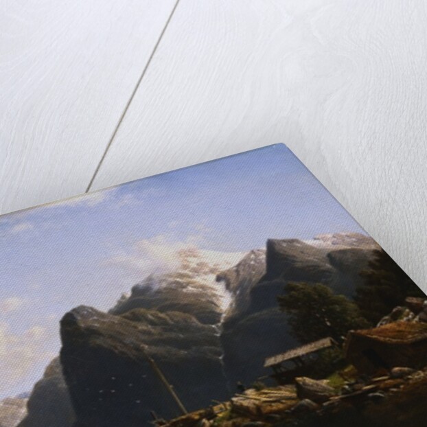 A Norwegian Fjord by Johannes Bartholomaus Duntze