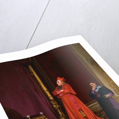 A Cardinal Looking at Napoleon's Throne by Jean Georges Vibert