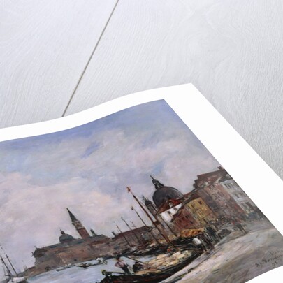 Venice, the Wharf of the Giudecca by Eugene Boudin