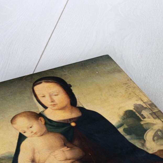 The Madonna and Child in a Landscape by Mariotto Albertinelli