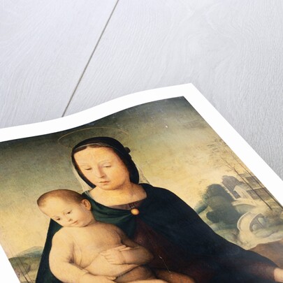 The Madonna and Child in a Landscape by Mariotto Albertinelli