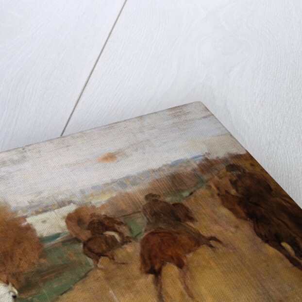 Cavaliers Sur Une Route by Edgar Degas