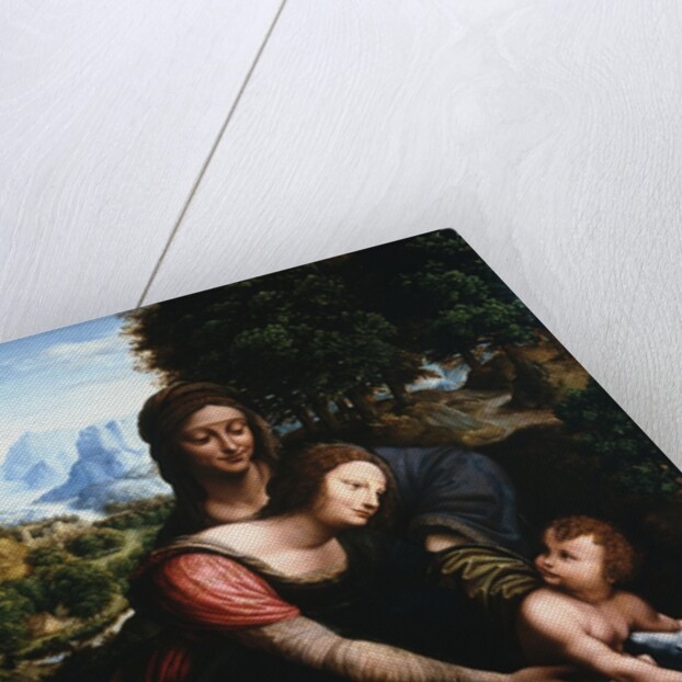 The Madonna and Child with Saint Anne by Francesco Melzi