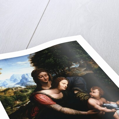 The Madonna and Child with Saint Anne by Francesco Melzi