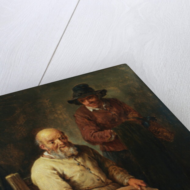 A Couple in an Interior with a Dog by David Teniers II