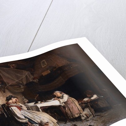 Il Desinare Della Vedova by Gaetano Chierici