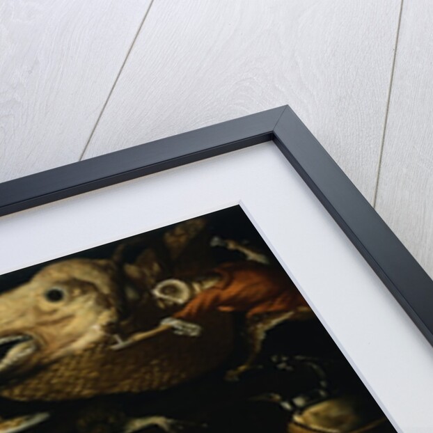 Imaginary Animals and Dwarfs Fighting, Drinking and Carousing Attributed to Faustino Bocchi by Anonymous