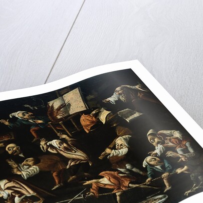 Imaginary Animals and Dwarfs Fighting, Drinking and Carousing Attributed to Faustino Bocchi by Anonymous