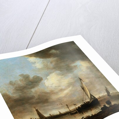 A River Estuary with Smalschips by Jon Josefsz. van Goyen