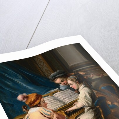 The Four Arts: 'Music' by Charles-Andre van Loo