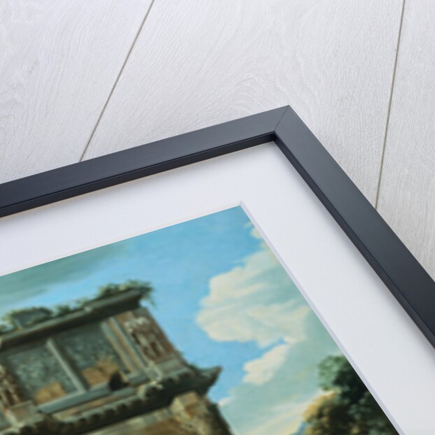 A View of the Arch of Constantine, Rome, with Figures by Niccolo Viviano Codazzi