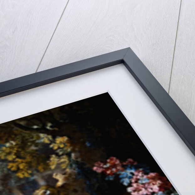 A Young Woman Seated with a Dog and a Watering Can in a Garden by Jean-Honore Fragonard