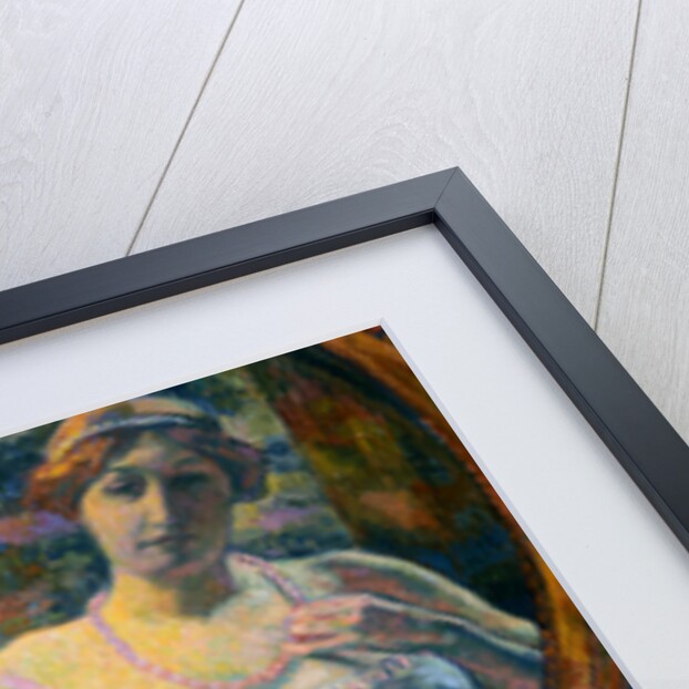 Woman at a Mirror by Theo van Rysselberghe