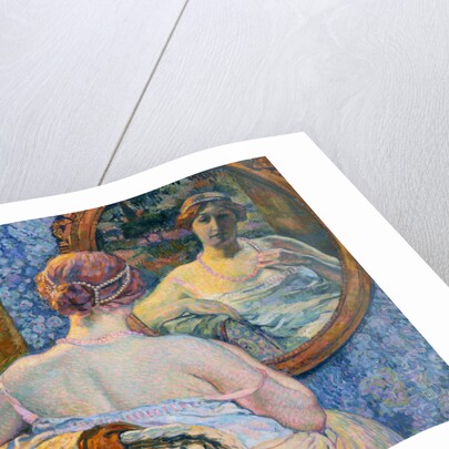 Woman at a Mirror by Theo van Rysselberghe