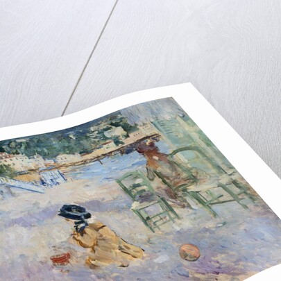 Beach in Nice by Berthe Morisot