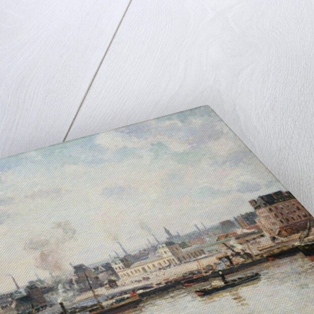 Quay at Saint-Sever, Rouen by Camille Pissaro