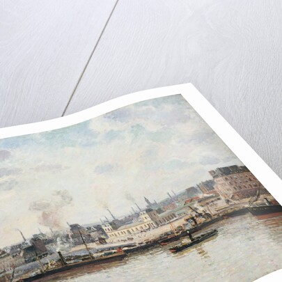 Quay at Saint-Sever, Rouen by Camille Pissaro