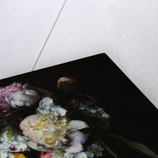 Peonies, White Violets, Roses by Henri Fantin-Latour