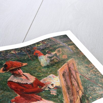 Blanche Hoschede Painting by Claude Monet