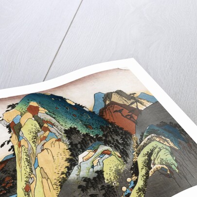 Hakone from the series The Fifty-Three Stations of the Tokaido by Utagawa Hiroshige