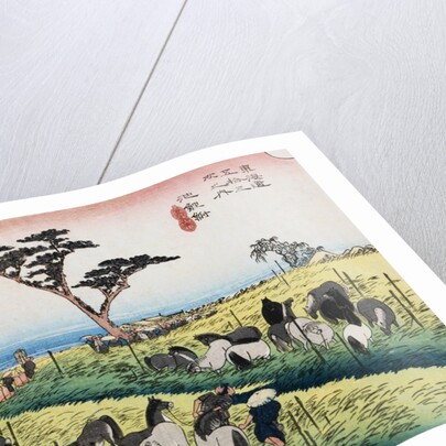 Chiryu from the series The Fifty-Three Stations of the Tokaido by Utagawa Hiroshige