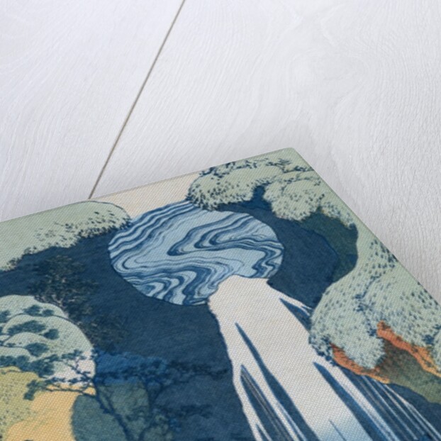 Amida Waterfall on the Kiso Highway from the Series To the Waterfalls of All the Provinces by HOKUSAI