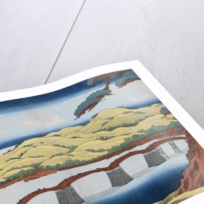 A Picture of Kintai Bridge at Iwokuni in Suo Province by Eisen