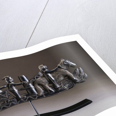 An Important Haida Argillite Ship Pipe by Anonymous