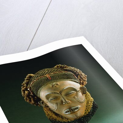 A Chokwe Mask, Mwana Pwo by Anonymous