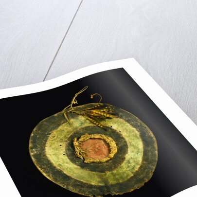 Arapaho Painted Hide Shield by Anonymous