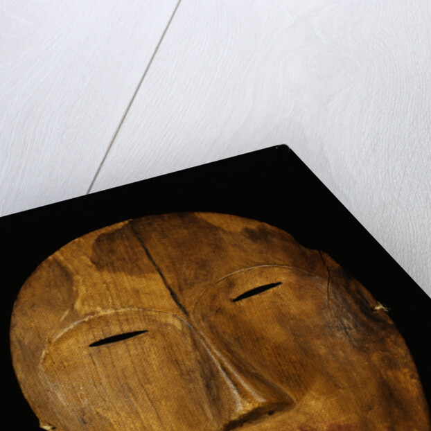 An Eskimo Wood Face Mask from Northern Alaska by Anonymous