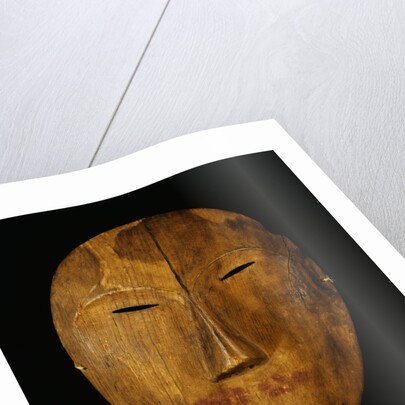 An Eskimo Wood Face Mask from Northern Alaska by Anonymous