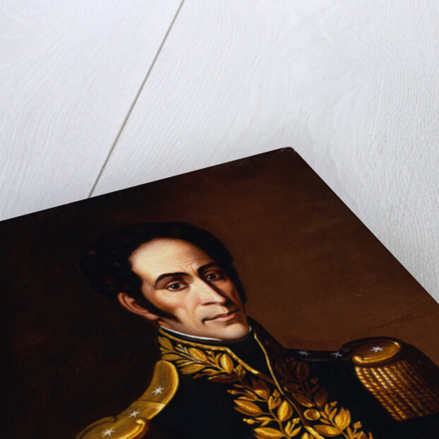 Simon Bolivar attributed to Antonio Salas by Corbis