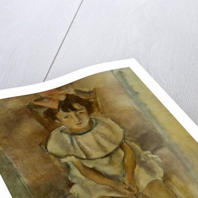 Little Girl in Pink by Jules Pascin