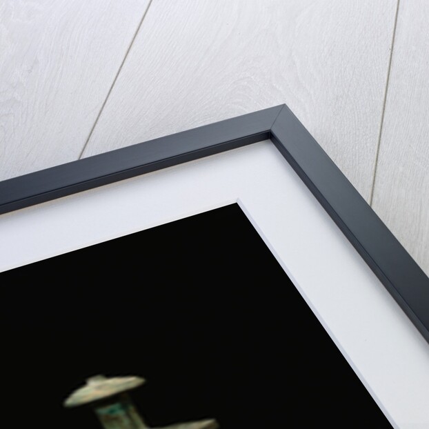 A Large Bronze Tripod Wine Vessel, Jia. Late Shang Dynasty by Anonymous