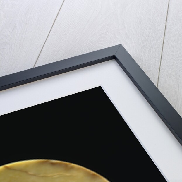 A Large Pale Olive-Green Jade Bi. Late Neolithic, Longshan/Eastern Zhou Dynasty by Anonymous