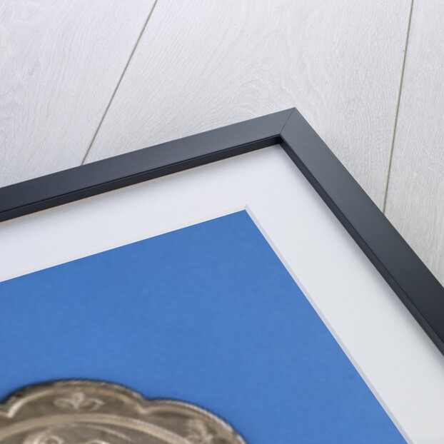 A Large Silvered Bronze Lobed Mirror. Tang Dynasty by Anonymous