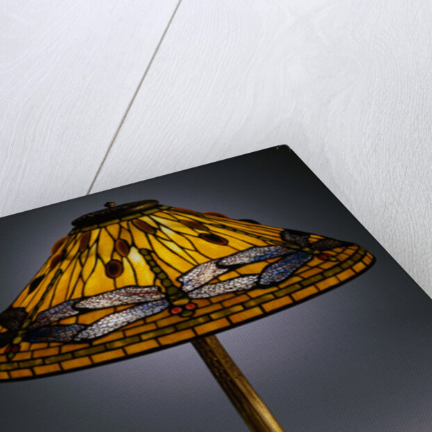 Dragonfly Leaded Glass and Gilt-Bronze Table Lamp by Tiffany Studios by Anonymous