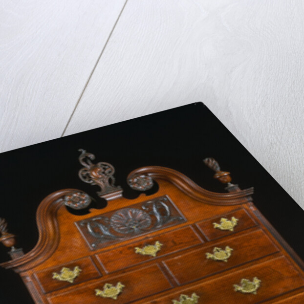 Chippendale Carved Mahogany High Chest-of-Drawers from Philadelphia by Anonymous
