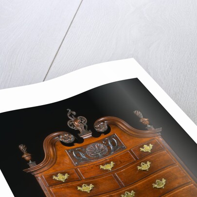 Chippendale Carved Mahogany High Chest-of-Drawers from Philadelphia by Anonymous