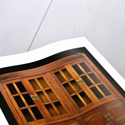 Oak Double Bookcase Cabinet by Gustav Stickley