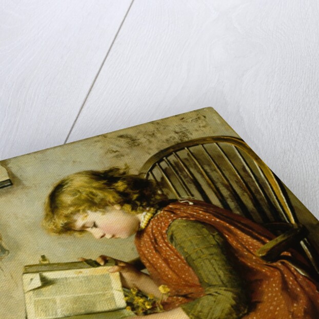 A Young Girl Reading by Charlotte Weeks