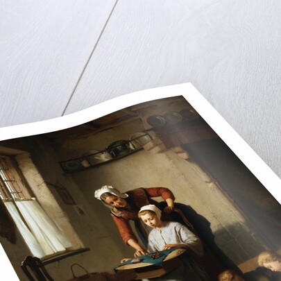 The Embroidery Lesson by Theodore Gerard