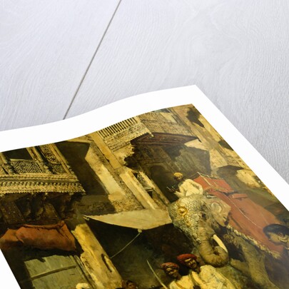 Promenade on an Indian Street by Edwin Lord Weeks