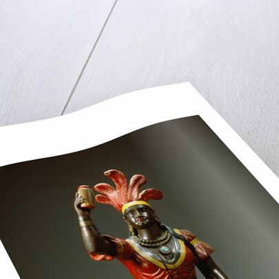 A Carved and Painted Pine Cigar-Store Indian. American, Late 19th Century by Anonymous