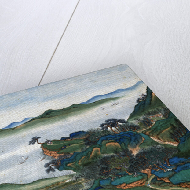 Blue and Green Landscapes (River) by Li Qing