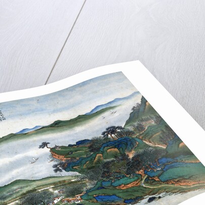 Blue and Green Landscapes (River) by Li Qing